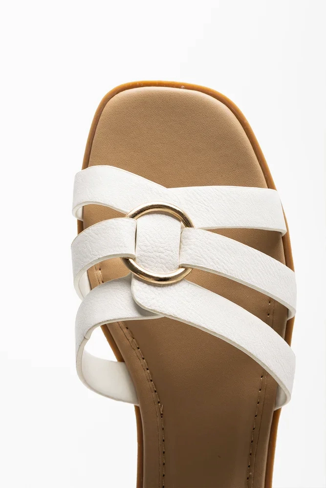 Sandal White Breath Mesh Unibody Injection Molded