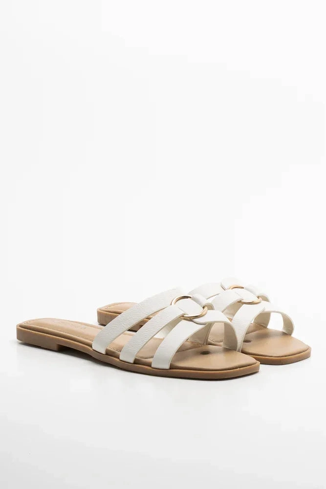 Anti Slip morning run Sandal White