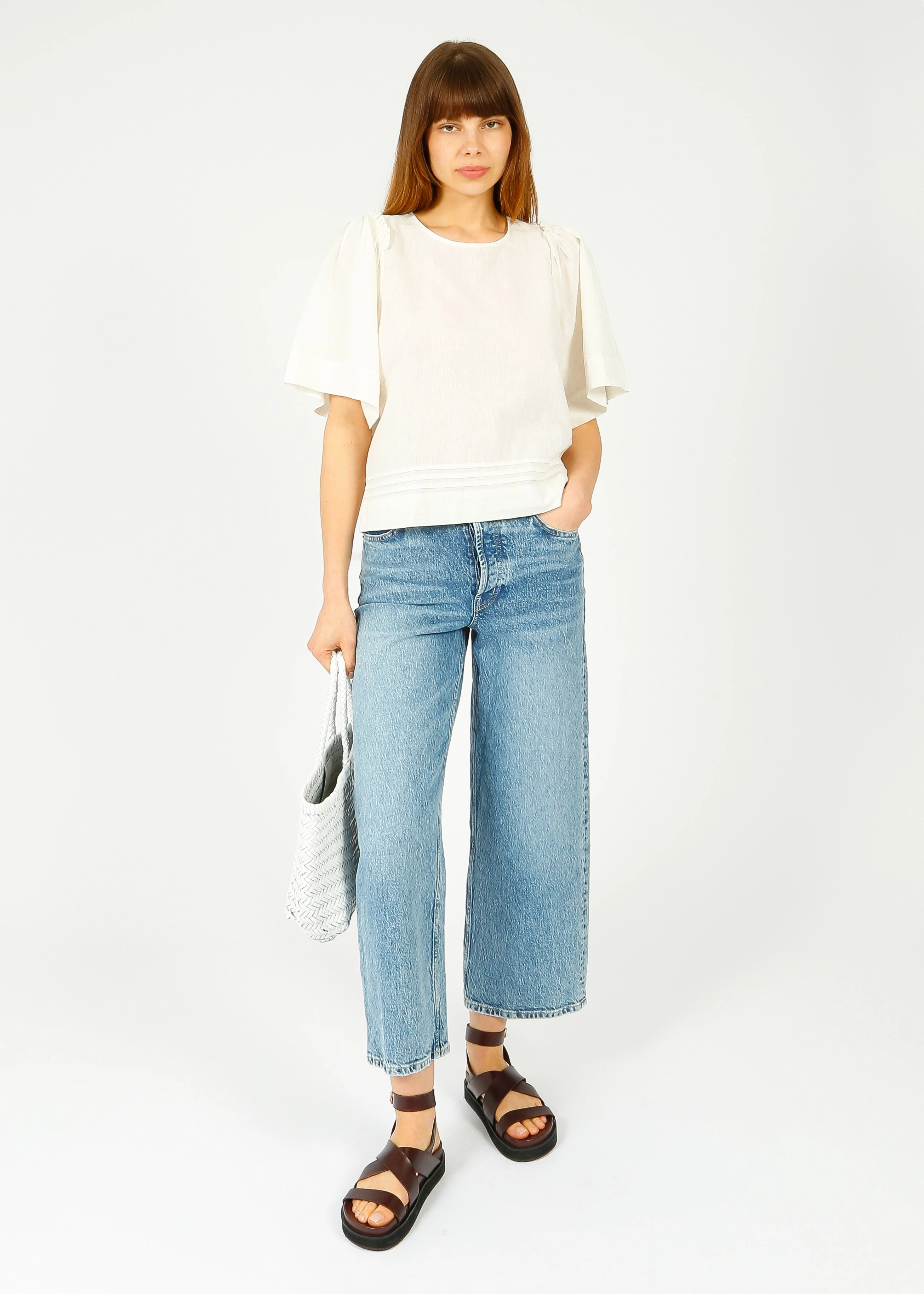 RAILS The Getty Crop in Geranium Lightweight Earthy Nature Lover Light Layers