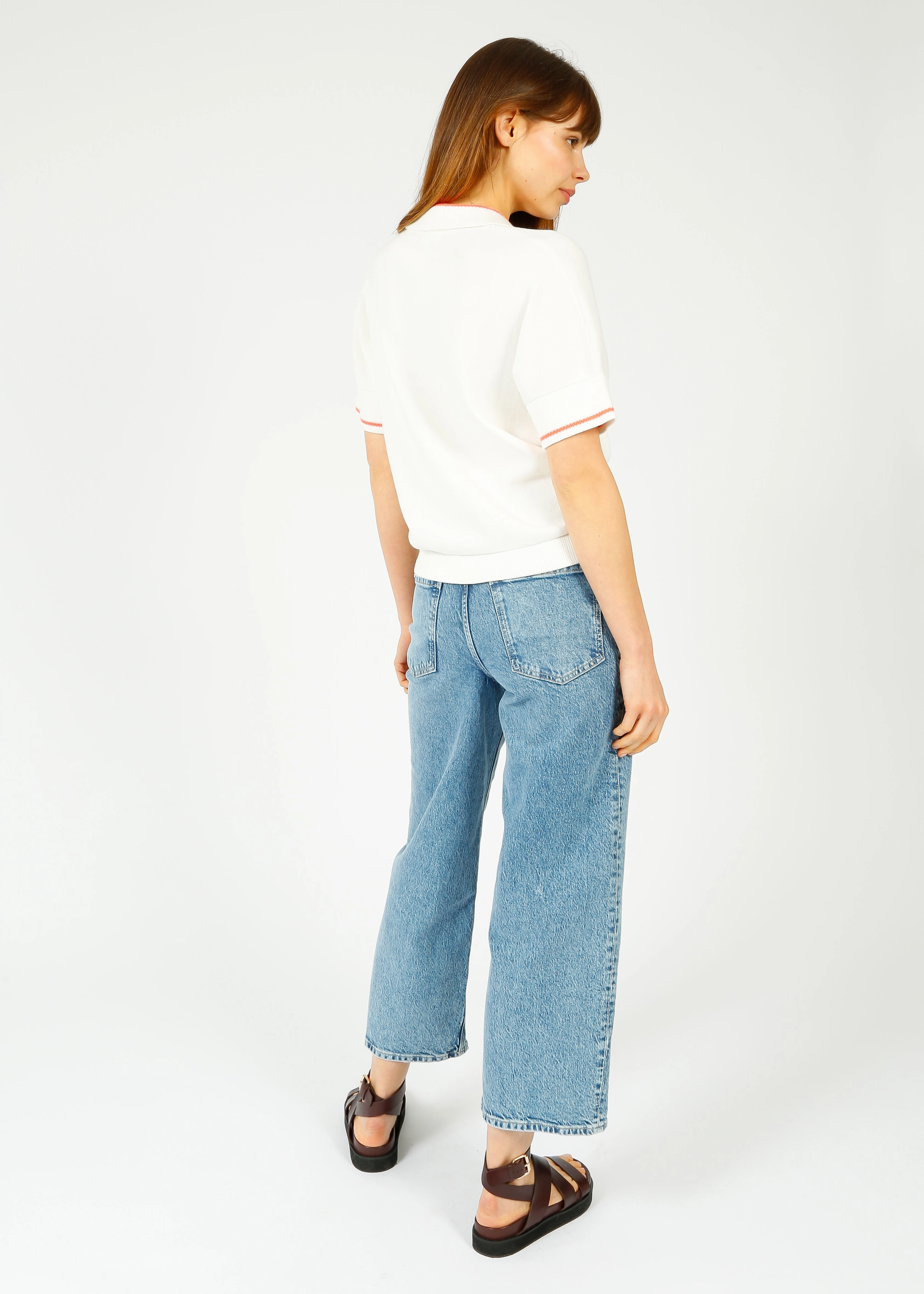 RAILS The Getty Crop in Geranium Affordable Durable comfortable option