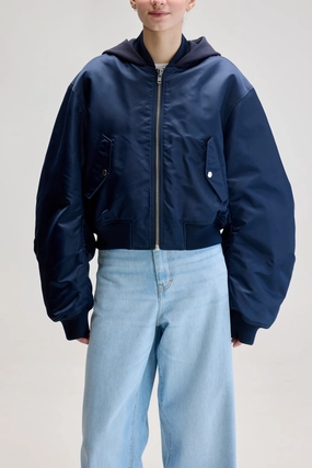 Bellerose Harty Jackets in Navy Active Urban Layer Cashmere Blend