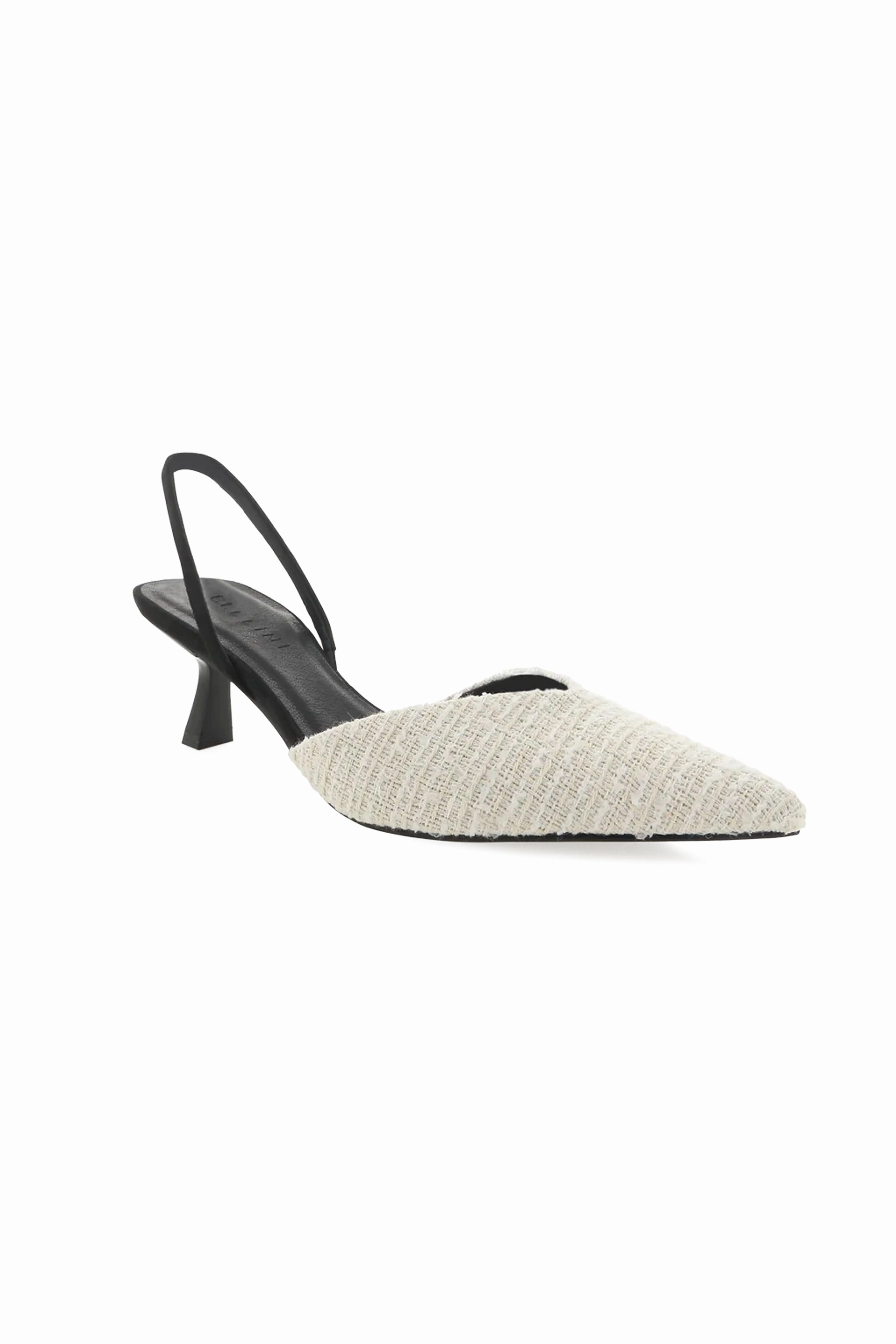 Luxury Wedding Pumps BILLINI | Anita Slingback - Cream Bouncle