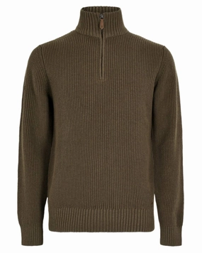 Home Casual Chafe Free Dubarry Mens Portmarnock Fisherman Zip Neck Sweater