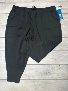 OdorResistantTreatment Moisture Management Black Athletic Pants Dsg Outerwear, Size 3x