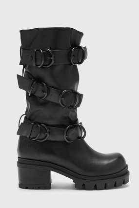 Bleak Night Boots Stretchable Material Traction Line