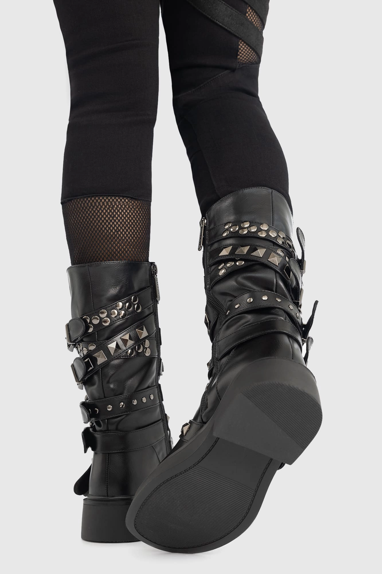 Secure Step Blood Grunge Boots