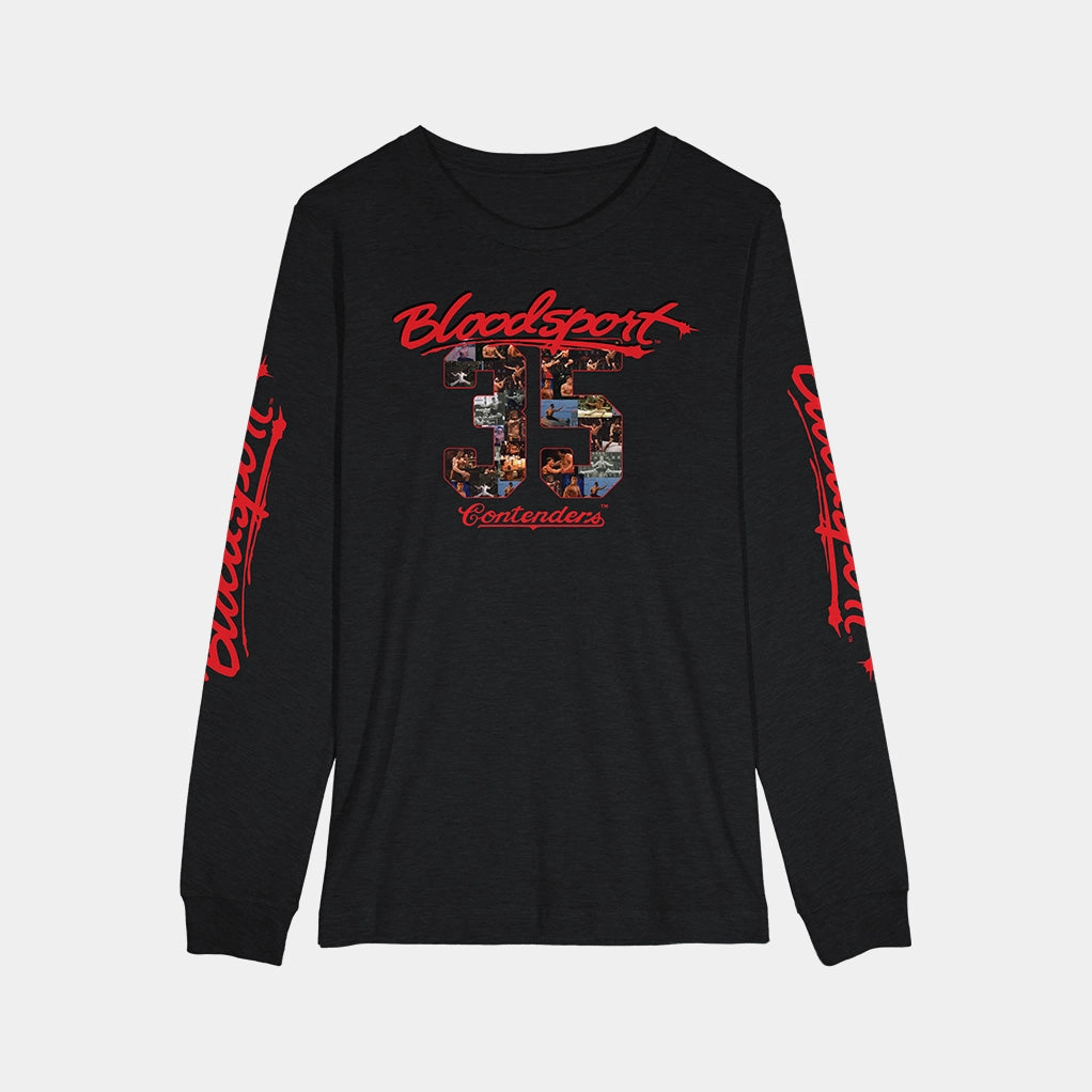 QuickDry Textile Stretch Blouse BLOODSPORT 35TH LONG SLEEVE SHIRT