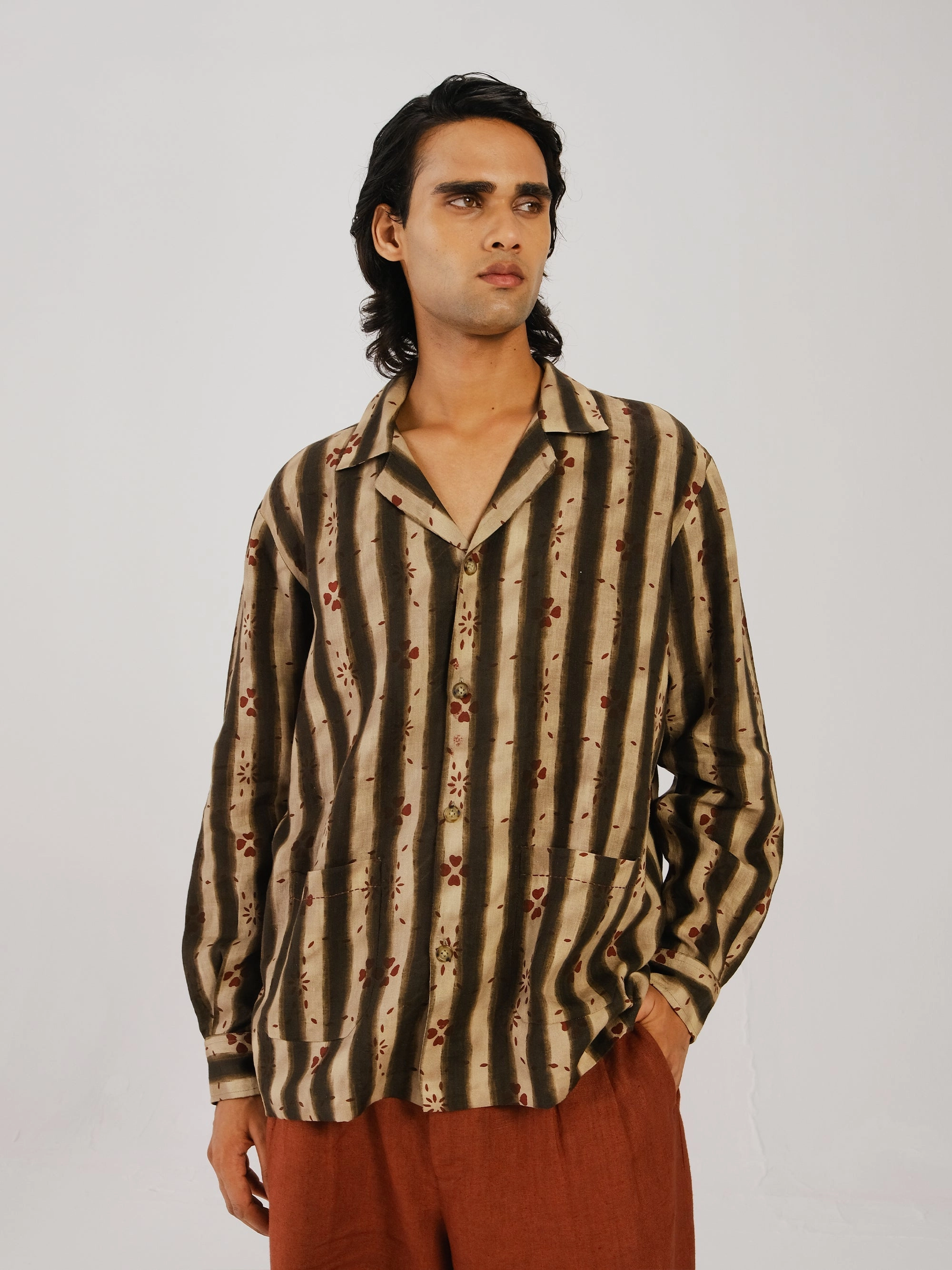 ContouredShoulderFit No Static Bloomer Shacket