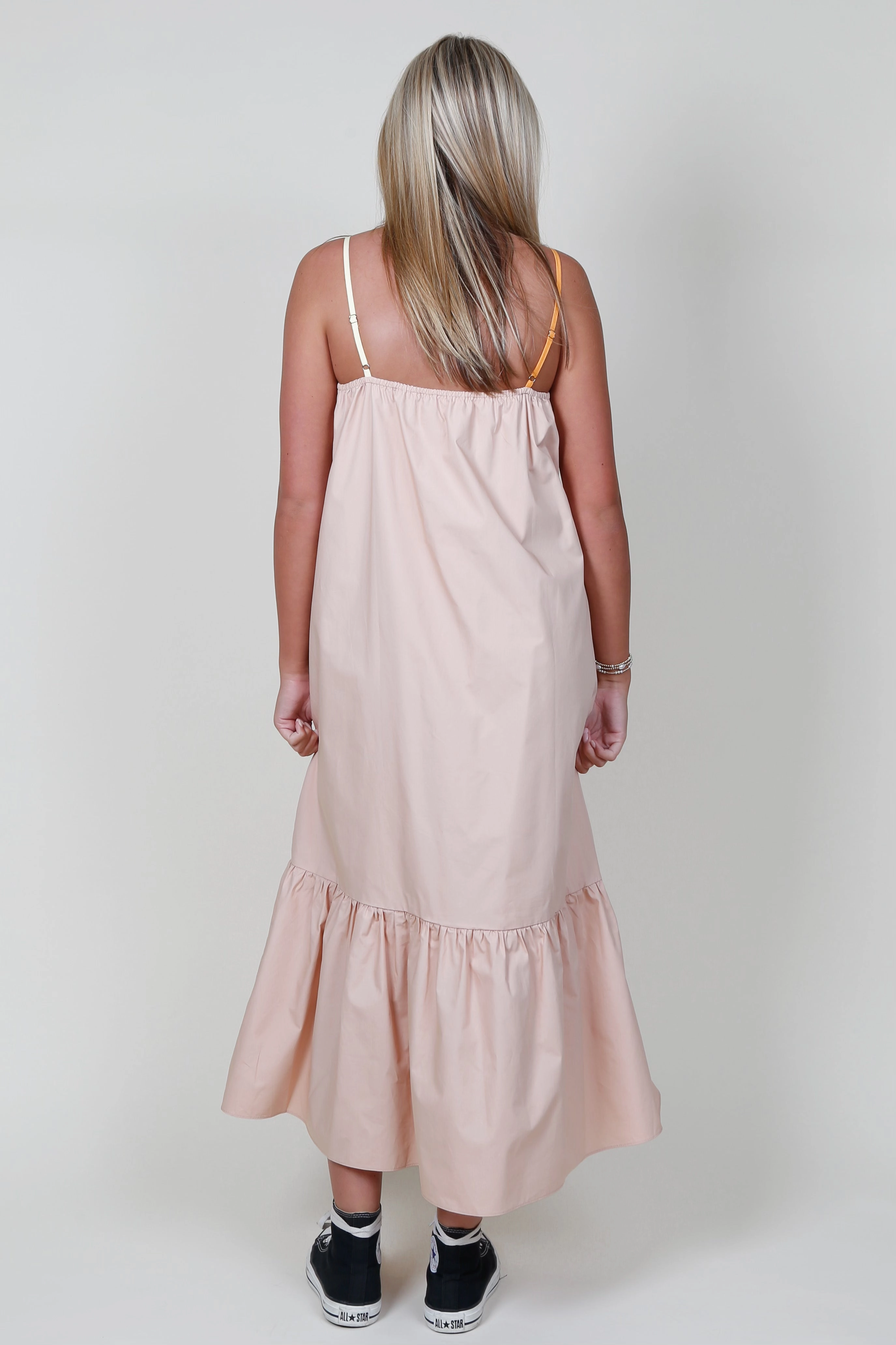 The Mya Maxi Dress - Colorblock Sophisticated and Relaxed Stylish Vibe