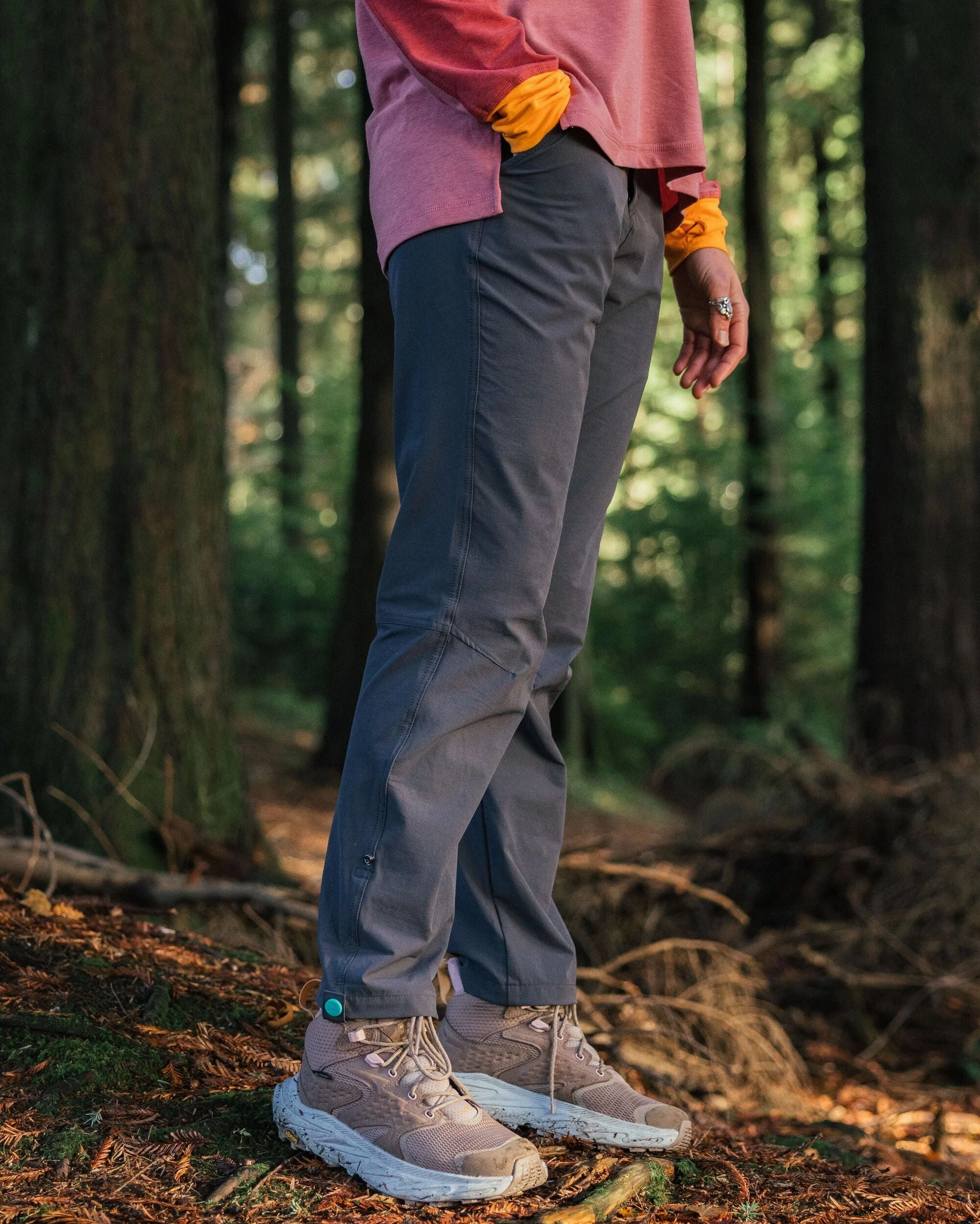 SecureClosureSystem 365 Trail Roll Up Trouser - Charcoal
