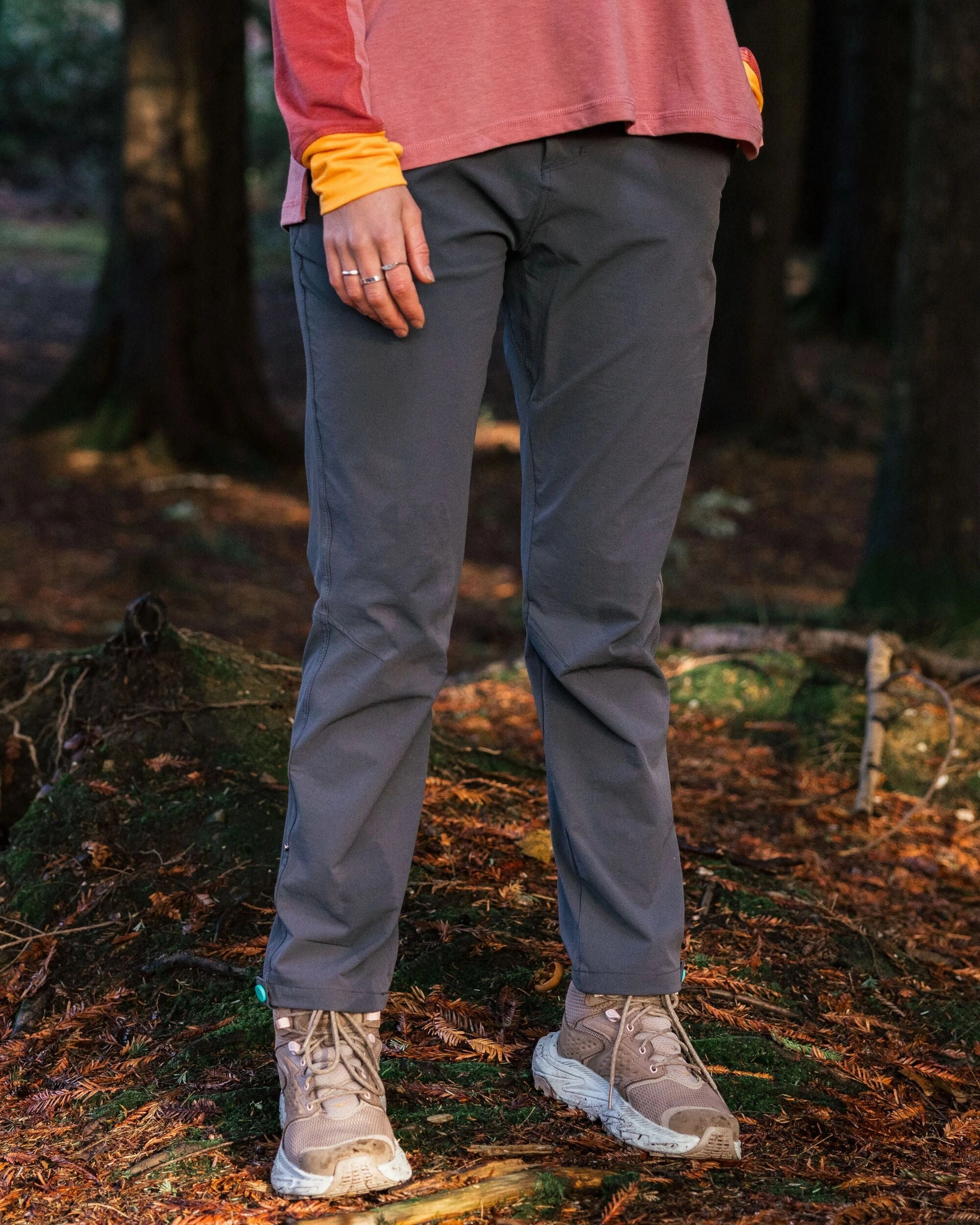 ExpandableSidePanels 365 Trail Roll Up Trouser - Charcoal