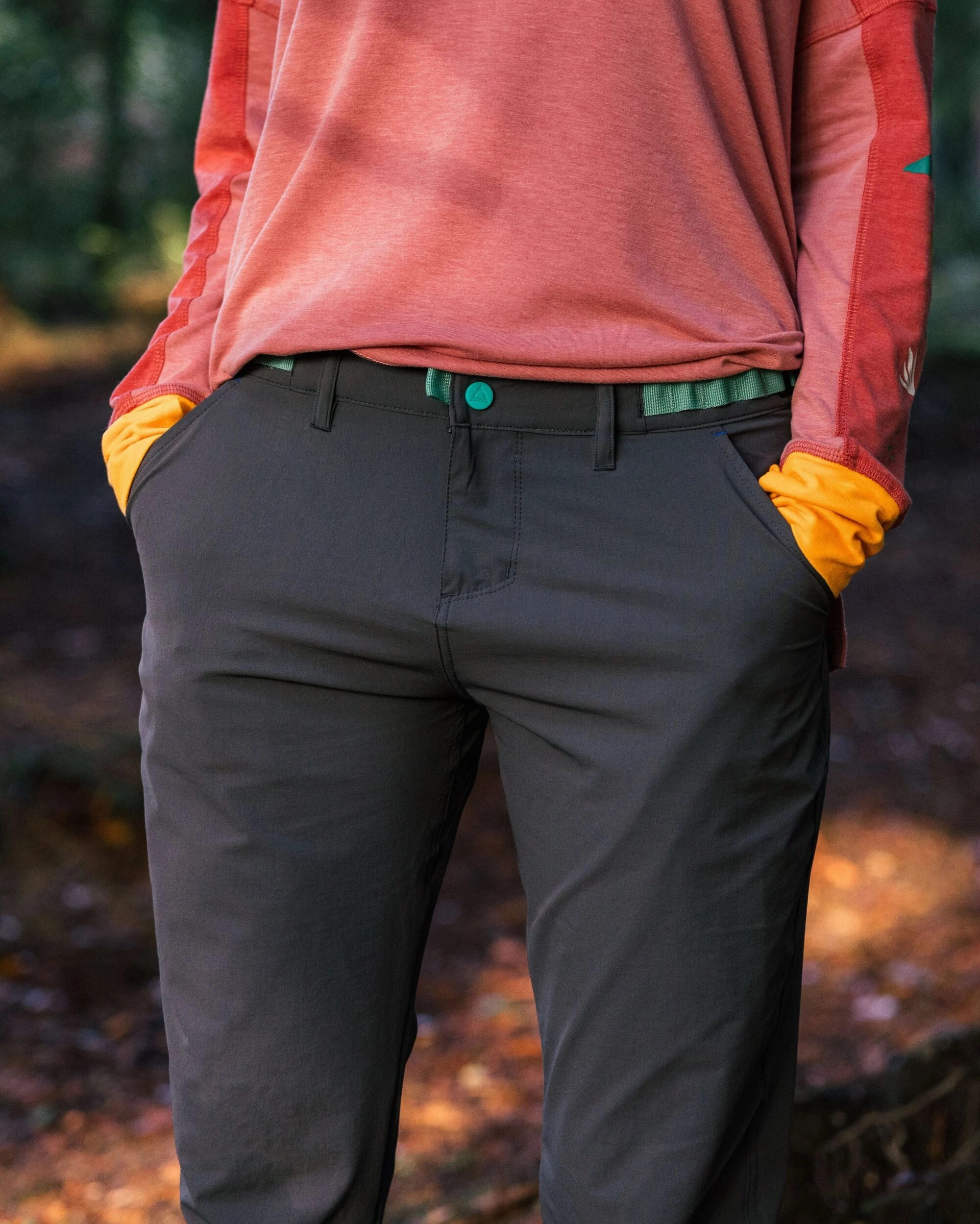 365 Trail Roll Up Trouser - Charcoal Anti Pilling Textile