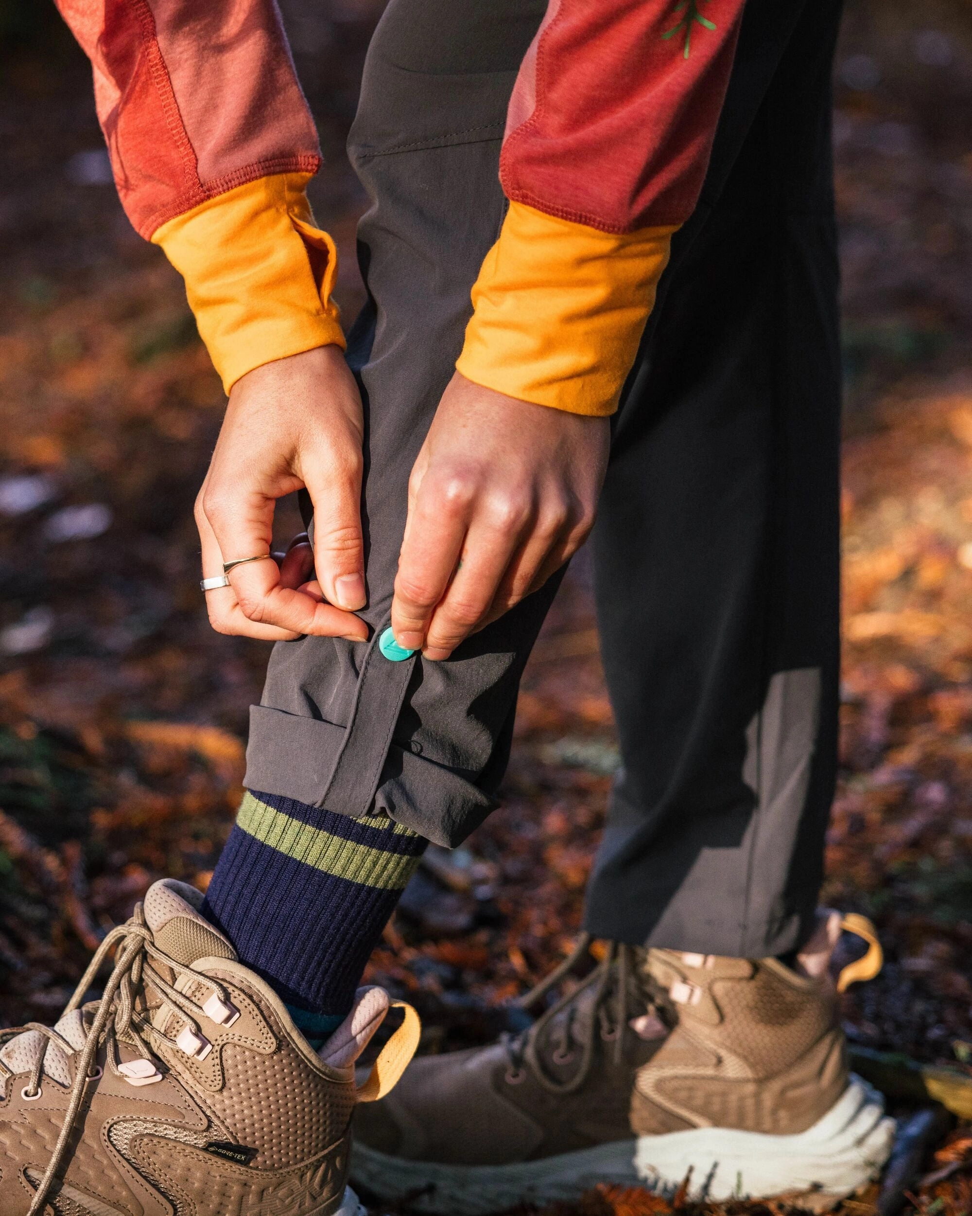 Bonded Seam Technology 365 Trail Roll Up Trouser - Charcoal
