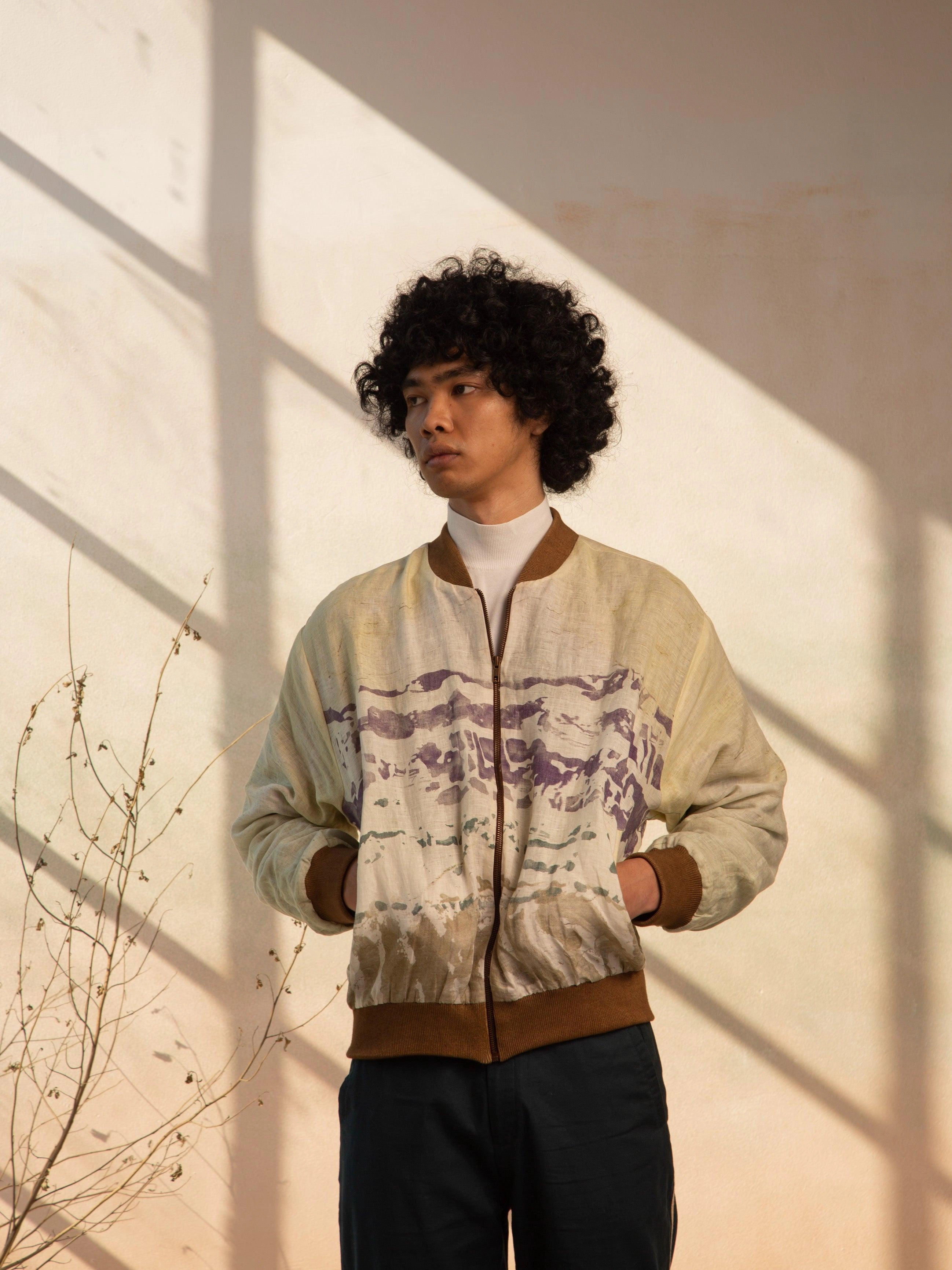 Bomber Jacket Compact Packable Feature Thermal Lining