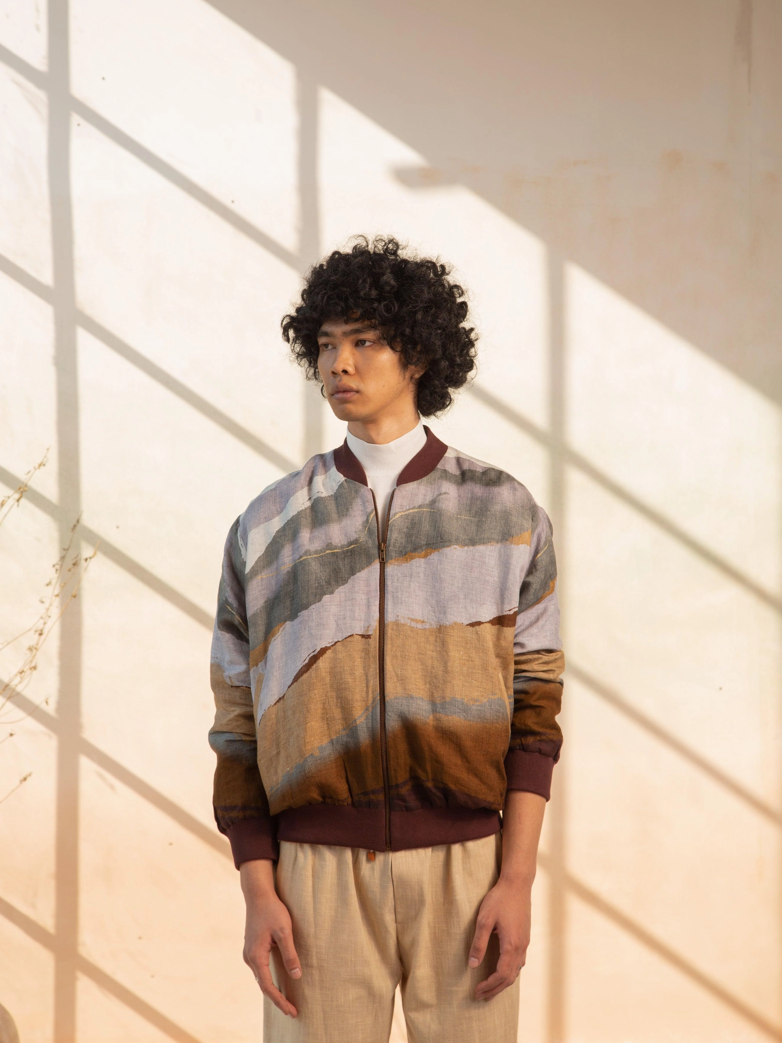 Bomber Jacket Soft Interior Brushing