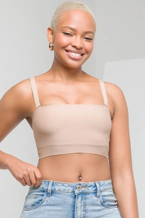 Bonded Bandeau Natural hikers