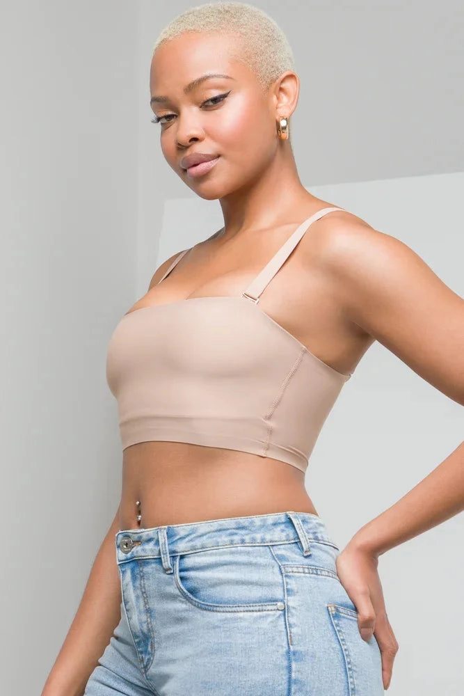 Bonded Bandeau Natural Smooth Closure Orange