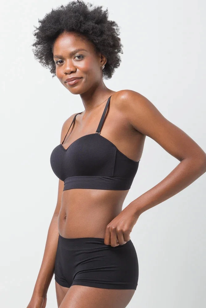 Moisture Control Technology Bonded Bralette Black