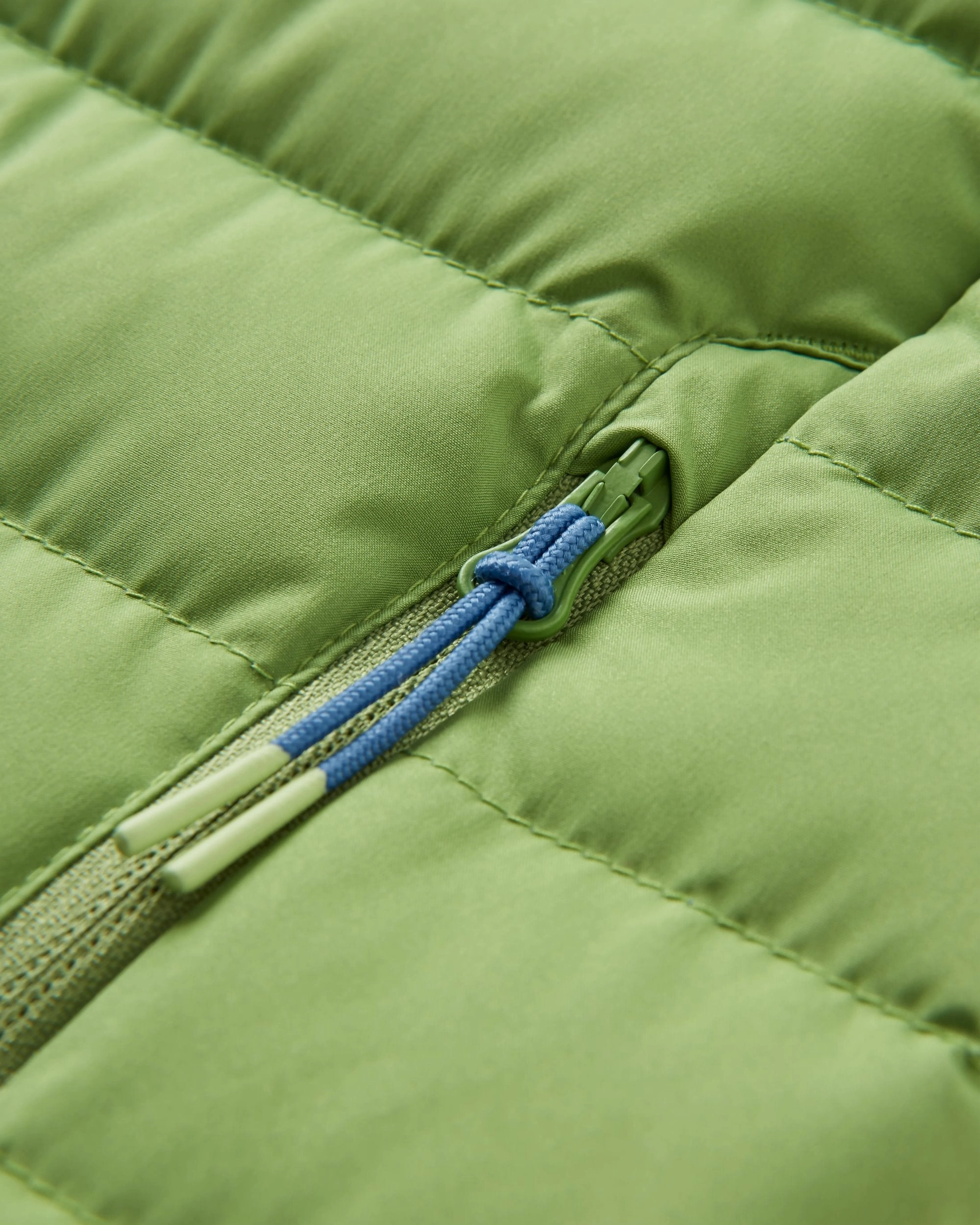 Versatile Layering Northstar Down Recycled Gilet -  Rich Navy/Pear Green/Arctic