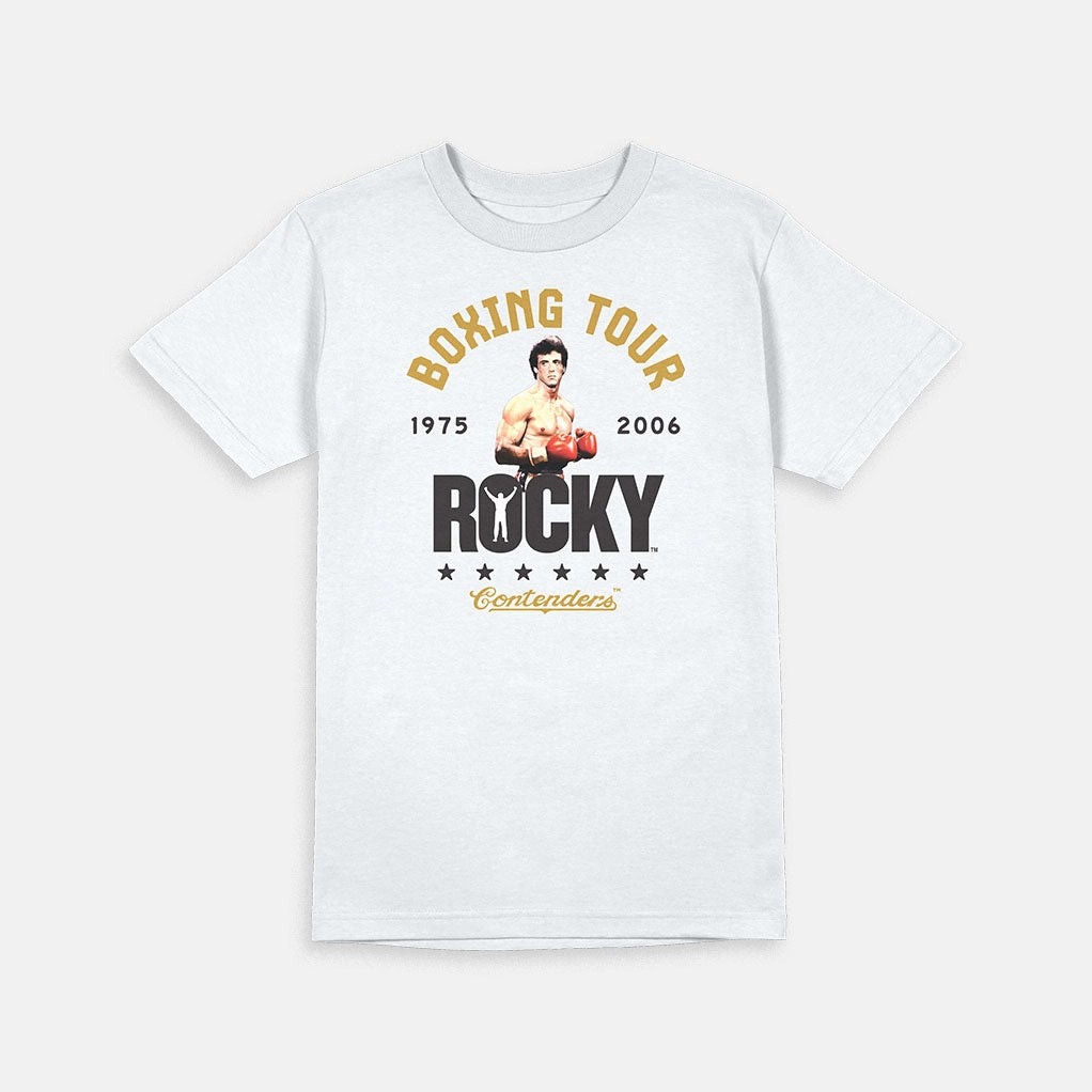 ROCKY BOXING TOUR SHIRT Temperature Regulating Textile OrganicCottonBlend