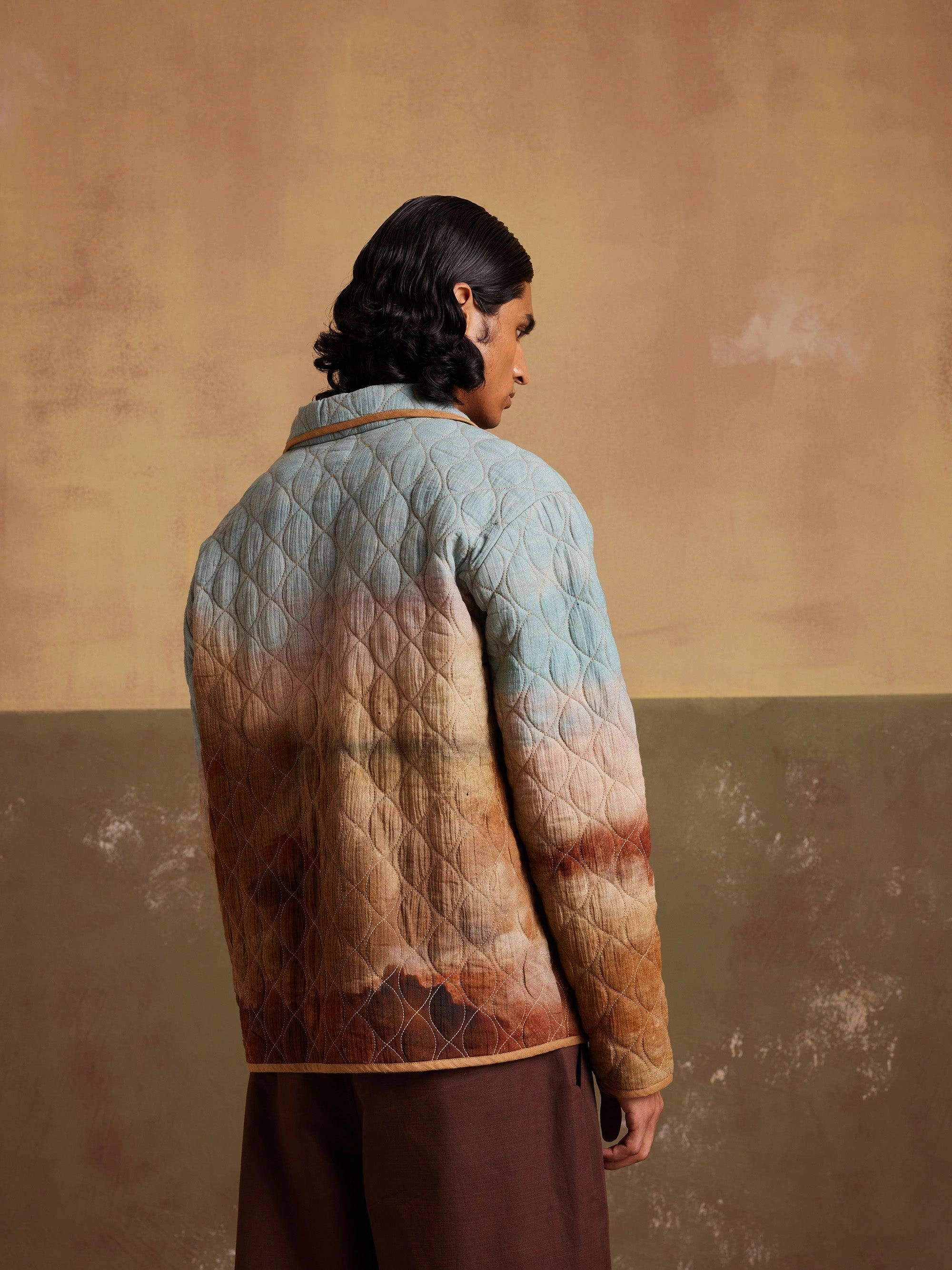 Quilted Jacket Heat Keep WaterRepellentFabric