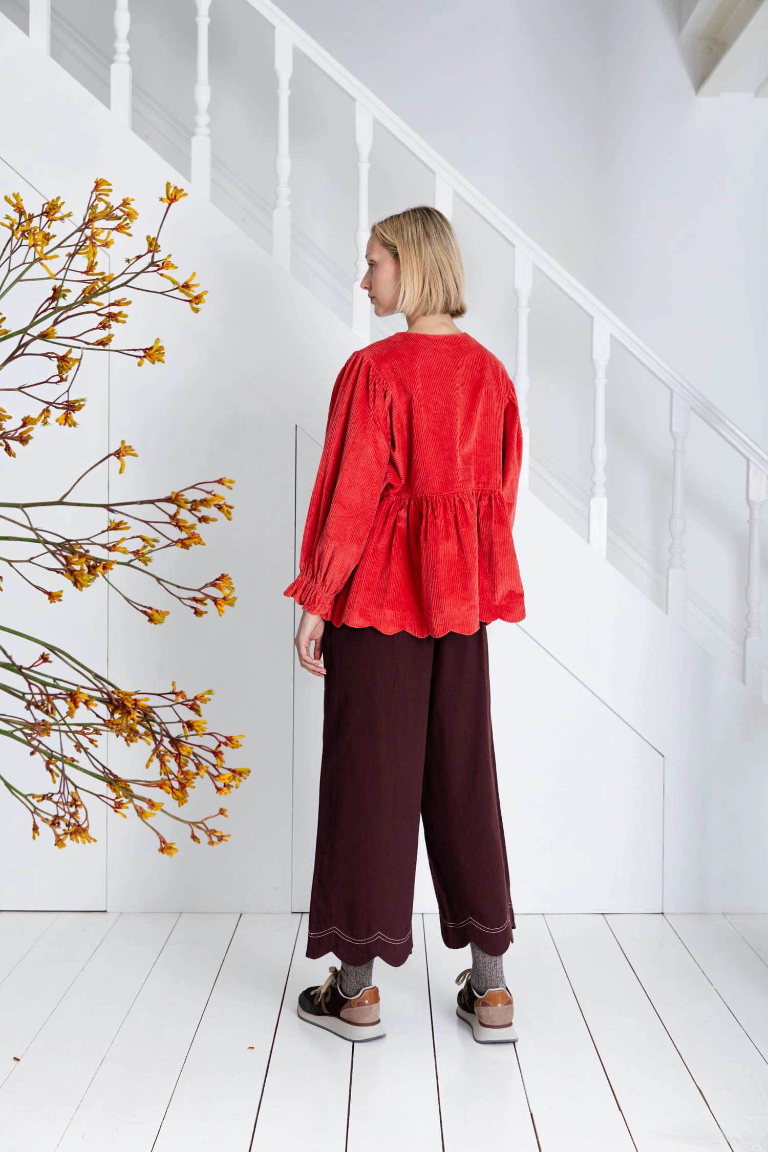 Bonte Aide Trousers in Chocolate Movement Ready MoistureWicking