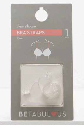 Bra Clear Straps 10mm Breathable Band