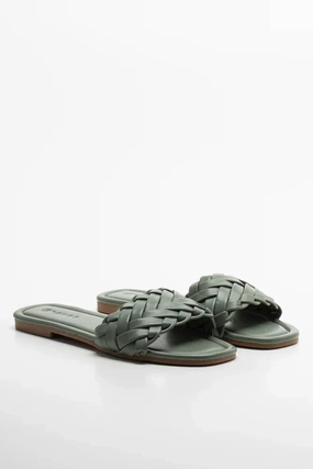 Casual Sandals for Men Airflow channels Braided Mule Sandal