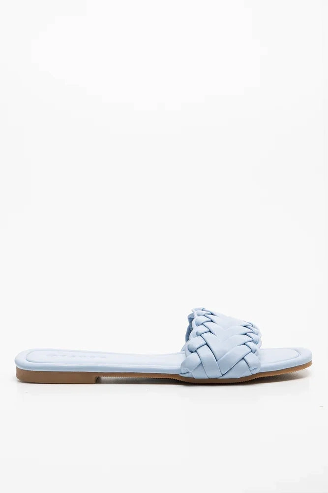 Braided Sandal Blue Easy Clean Surface