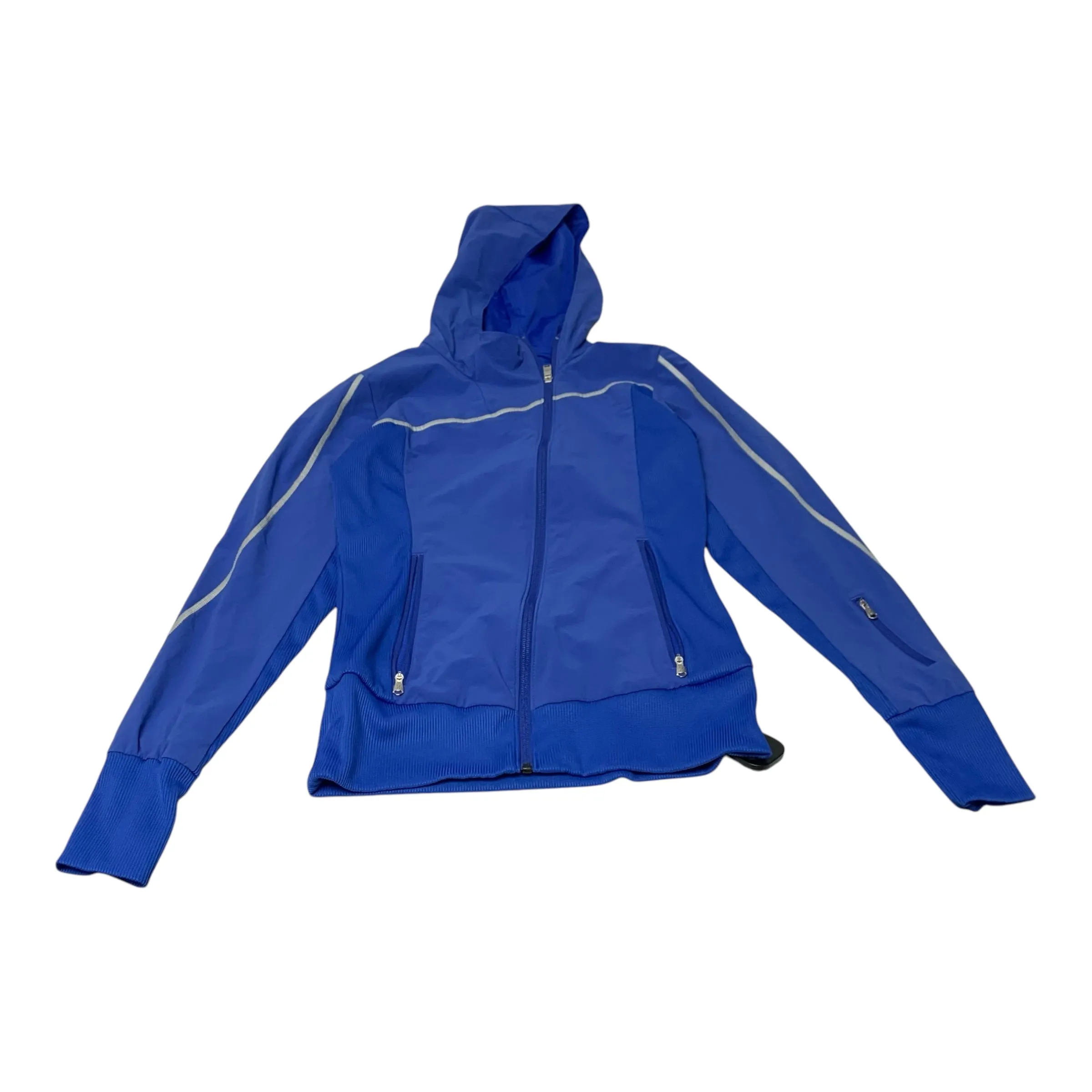 Athletic Jacket By Spyder In Blue, Size: S Quick drying material