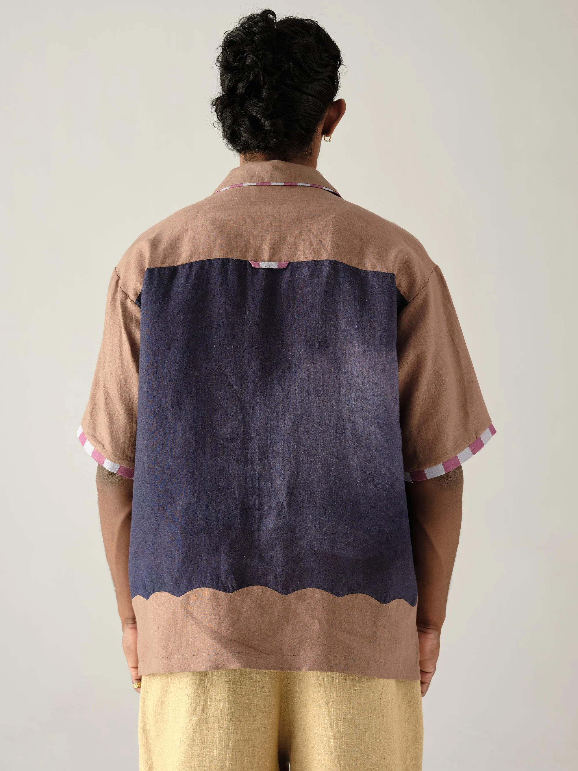 Printed design Breathable Cotton Camp Shirt