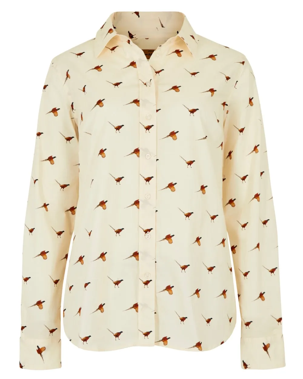 Conference Appropriate Dubarry Womens Calamint Pheasant Print Shirt