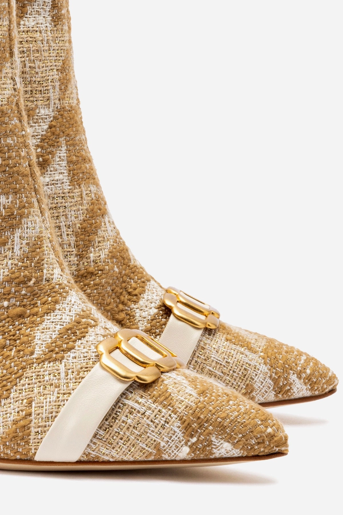 Mini Kate Boot In Latte Houndstooth Fabric Outback Travel