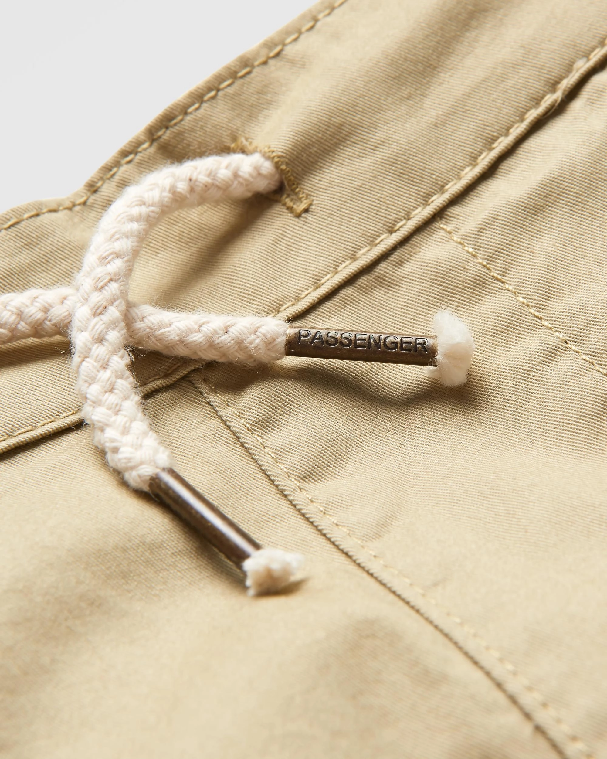 Compass Elasticated Waist Trouser - Biscuit anti slip grip AbrasionResistantFabric