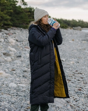 Waterproof Design Tasman Recycled Long Insulated Jacket - Black