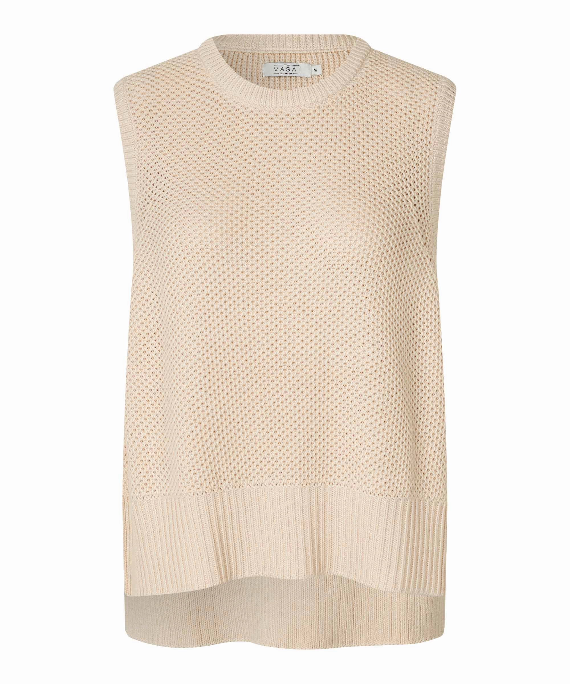 Recycled Material Blend 1010887 MaFarrin Top - Whitecap Cream