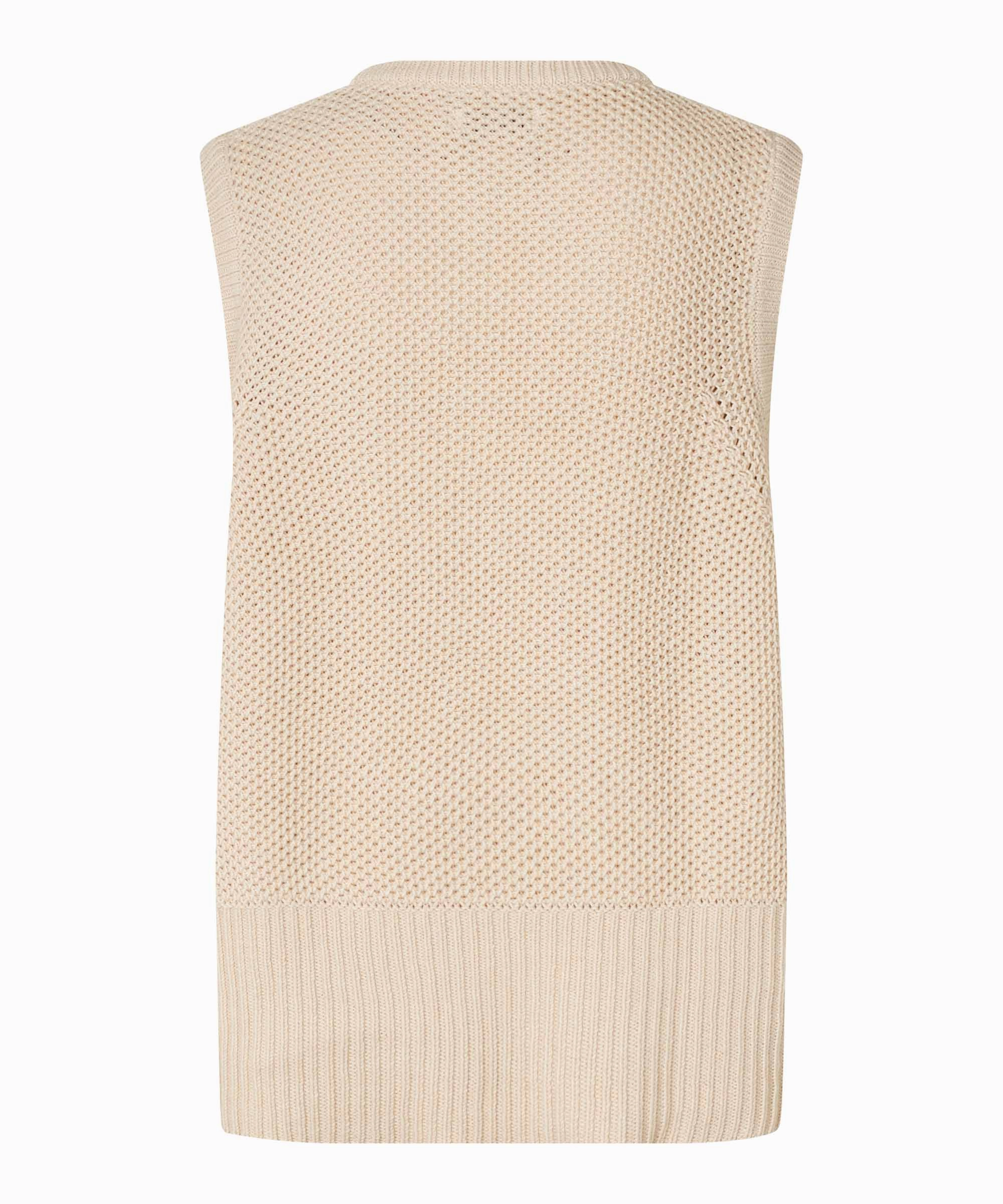 1010887 MaFarrin Top - Whitecap Cream Sustainable Fabric Blend