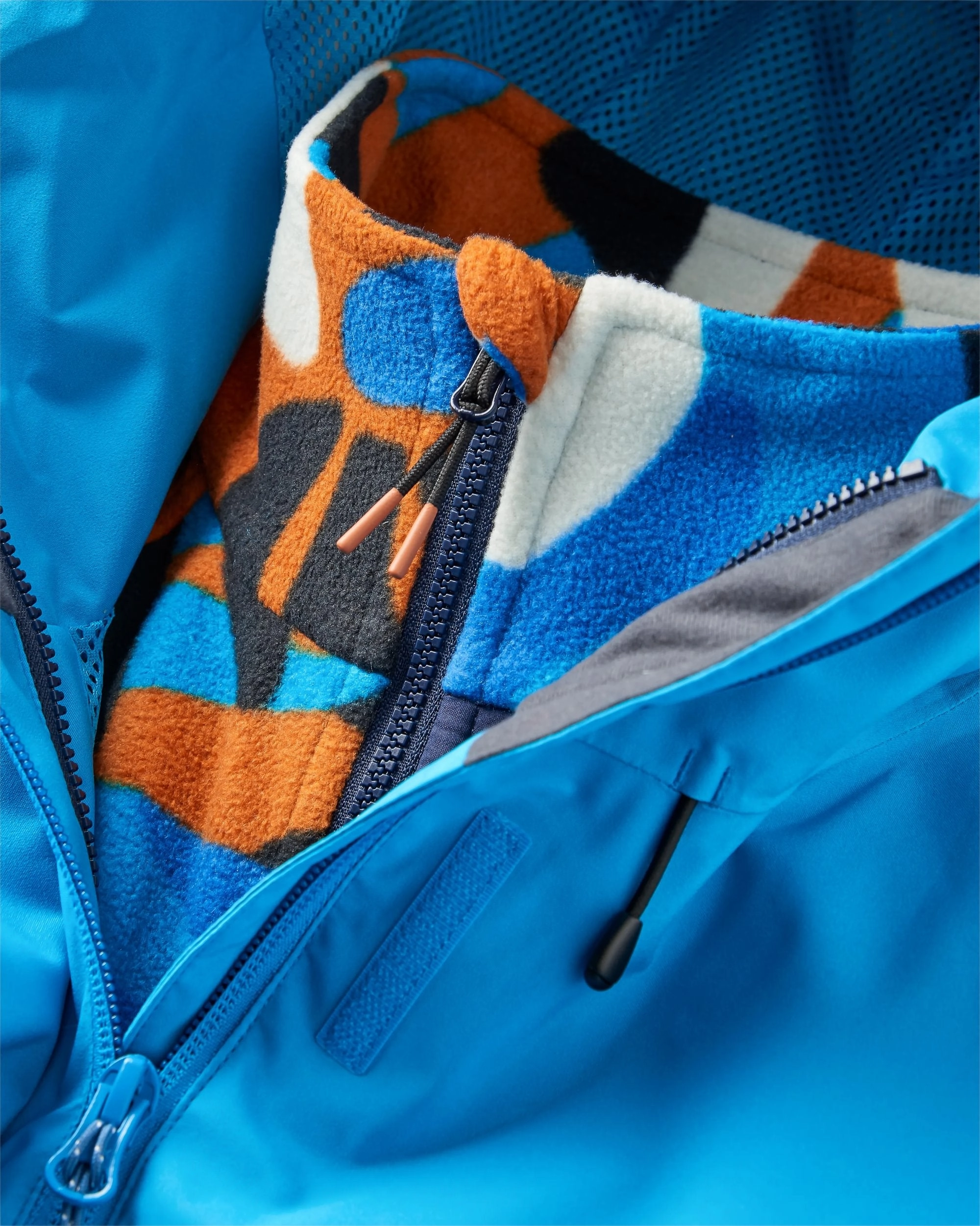 High Tensile Reinforcement Hiking Trail Outfit Breckenridge Recycled Waterproof 3 In 1 Jacket - Bluejay
