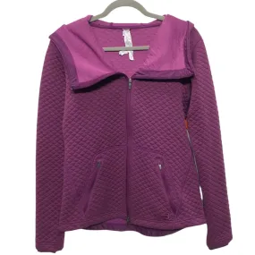 Transitional City Fit Athletic Jacket By New Balance In Purple, Size:S