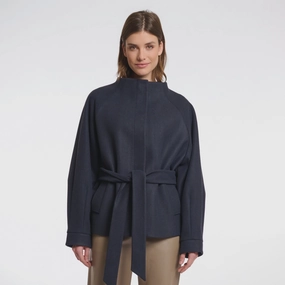 Wind Chill Protection Rino & Pelle Cornelia Short Coat in Navy