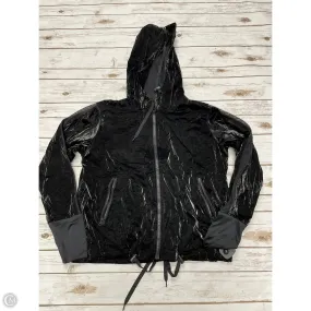 Moisture Managing Liner Compact packaging Athletic Jacket By Zyia In Black, Size: L