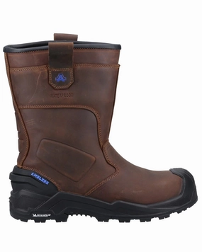 All Fit Shock absorption Amblers Safety AS983C Conqueror Waterproof Rigger Boots