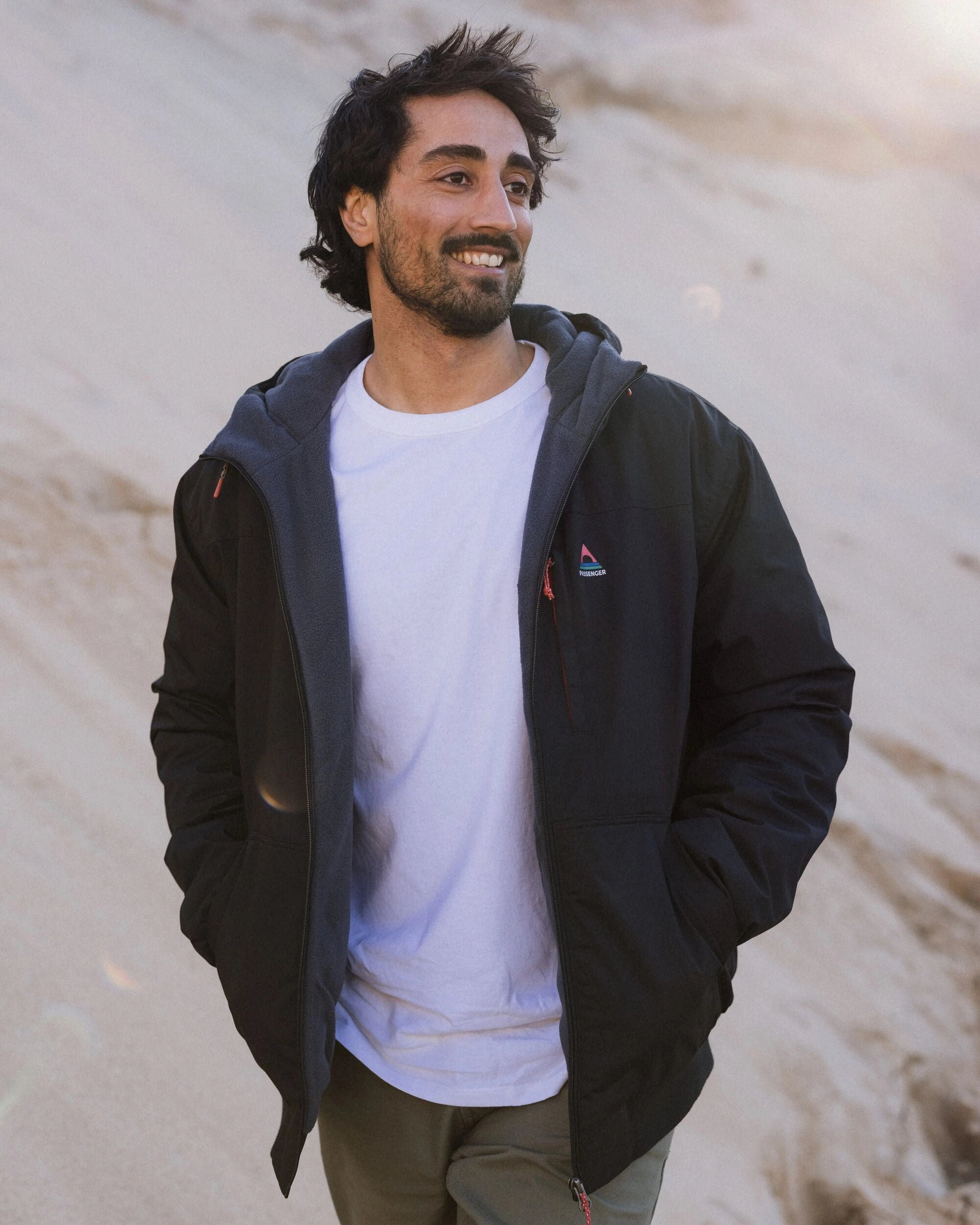 Bundoran Recycled Jacket - Black Abrasion Resistant Fabric