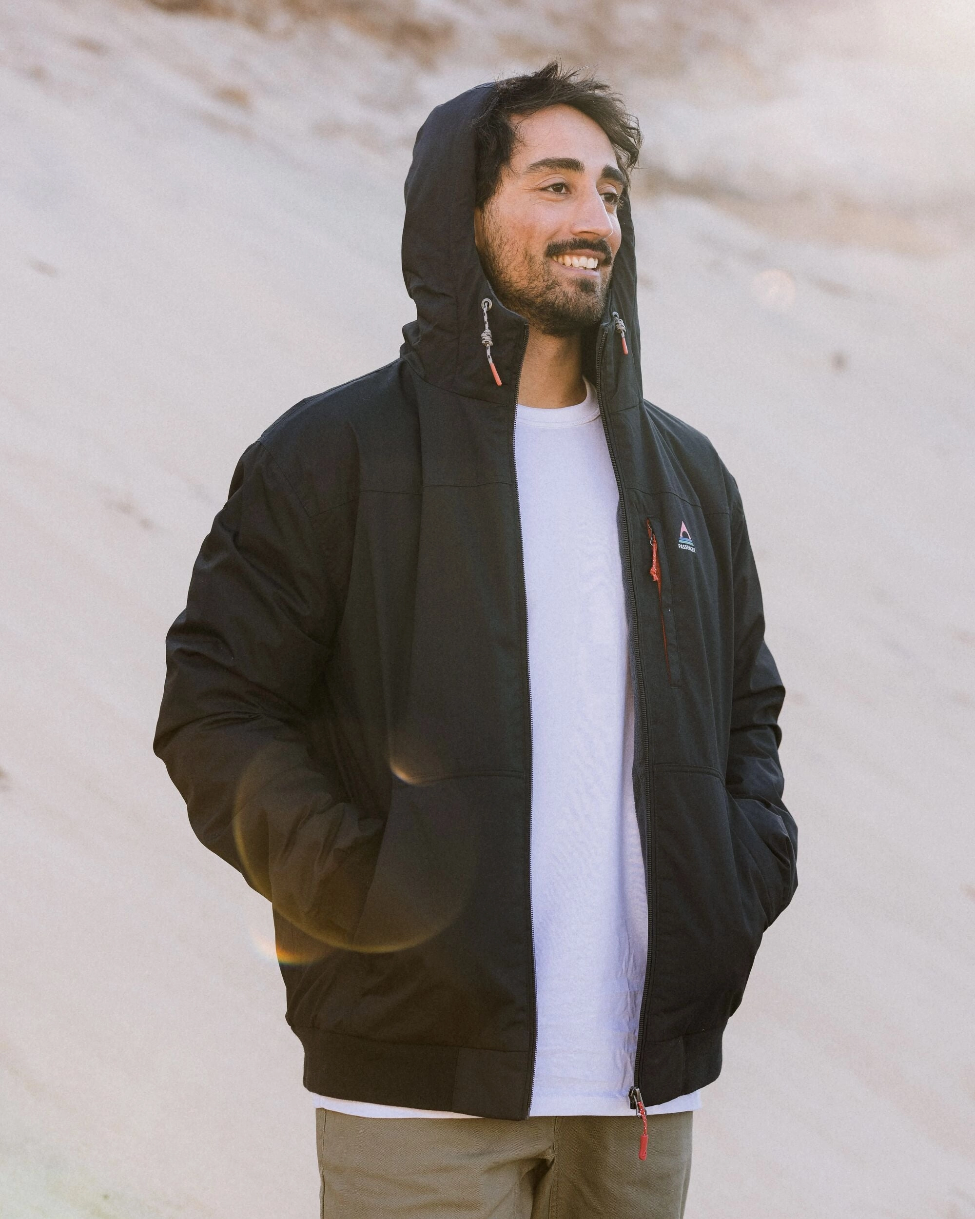 Bundoran Recycled Jacket - Black NonRestrictive Cut