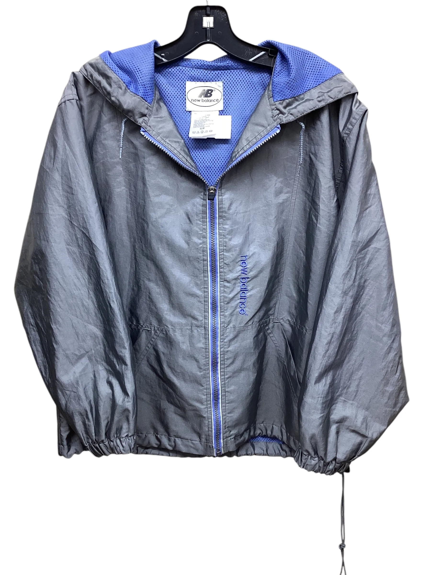 Athletic Jacket By New Balance In Silver, Size: S Smart Casual