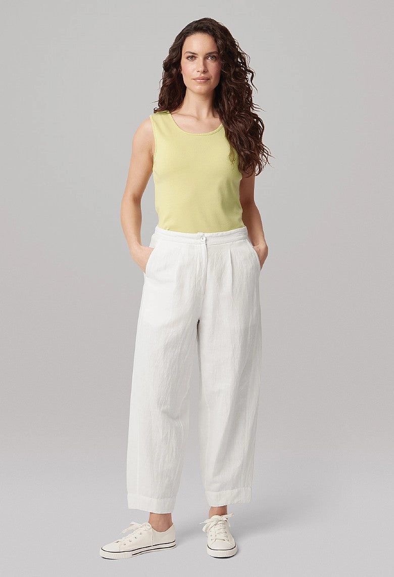 tailored look Caitlin Linen Trousers - White  51666SL