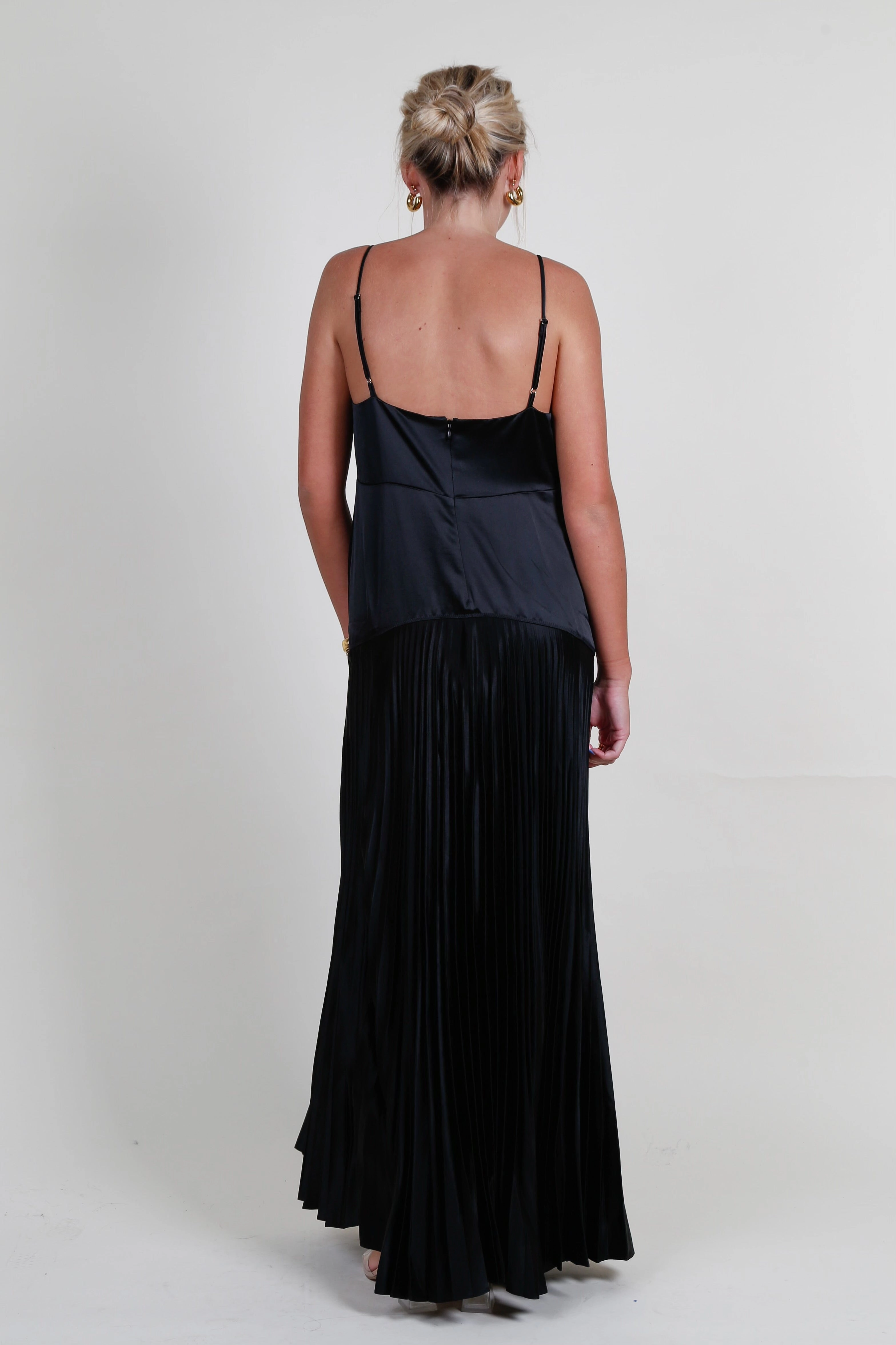 CAMI NYC | Jennelyn Gown - Black Zip-Closure