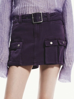 Easy Care Cargo Pocket Mini Skort