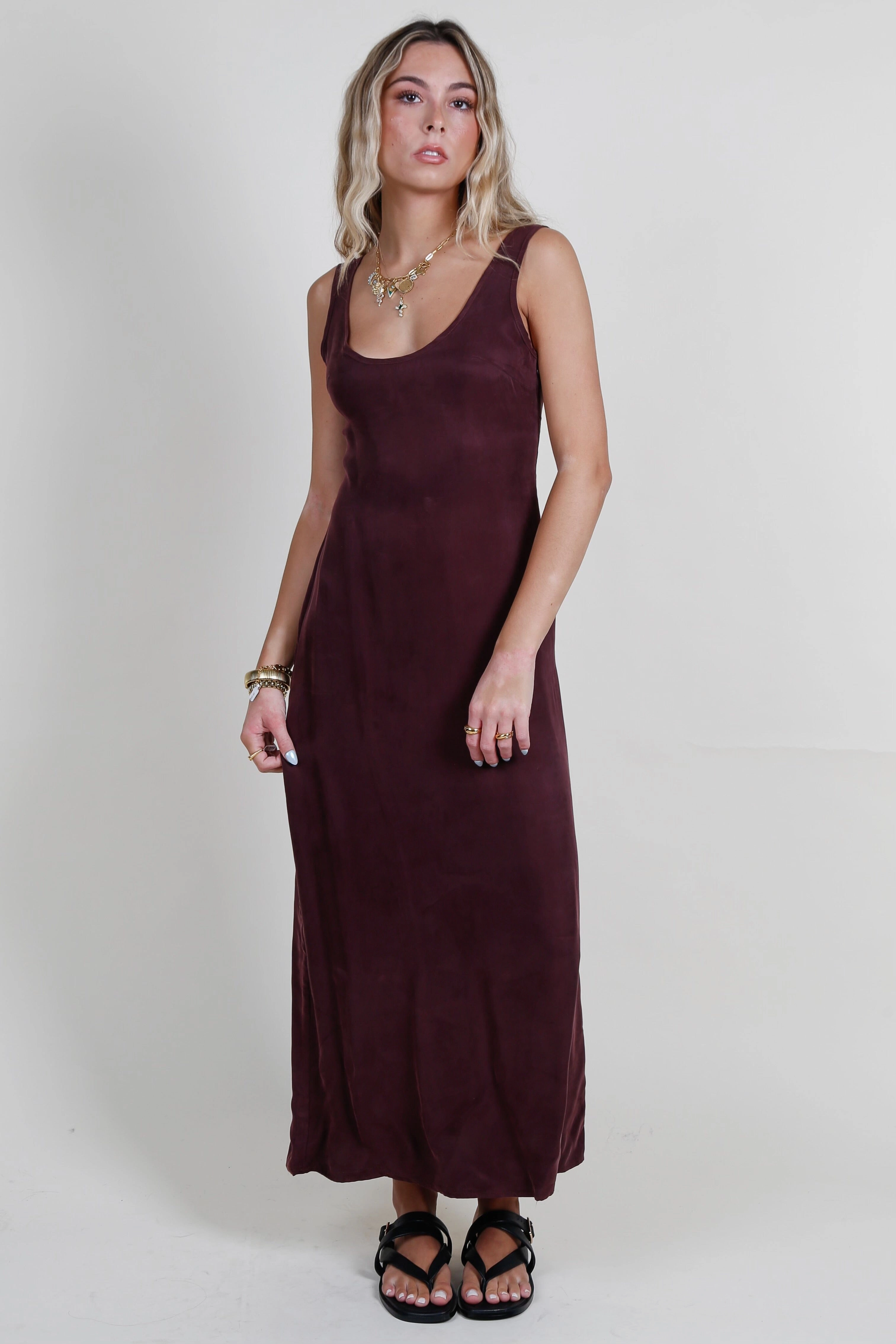 Evening Glow Breezy Comfort SANCIA | The Cereza Dress - Black Forest