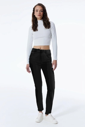Ella Jogger Pant -Black Coated - L01 27" Inseam Odor Control Fabric